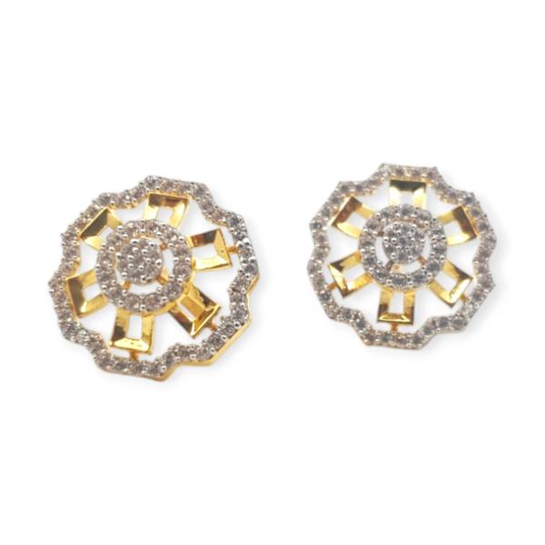 Gold Flower Shape Tops with Beautiful Design and Zerkons